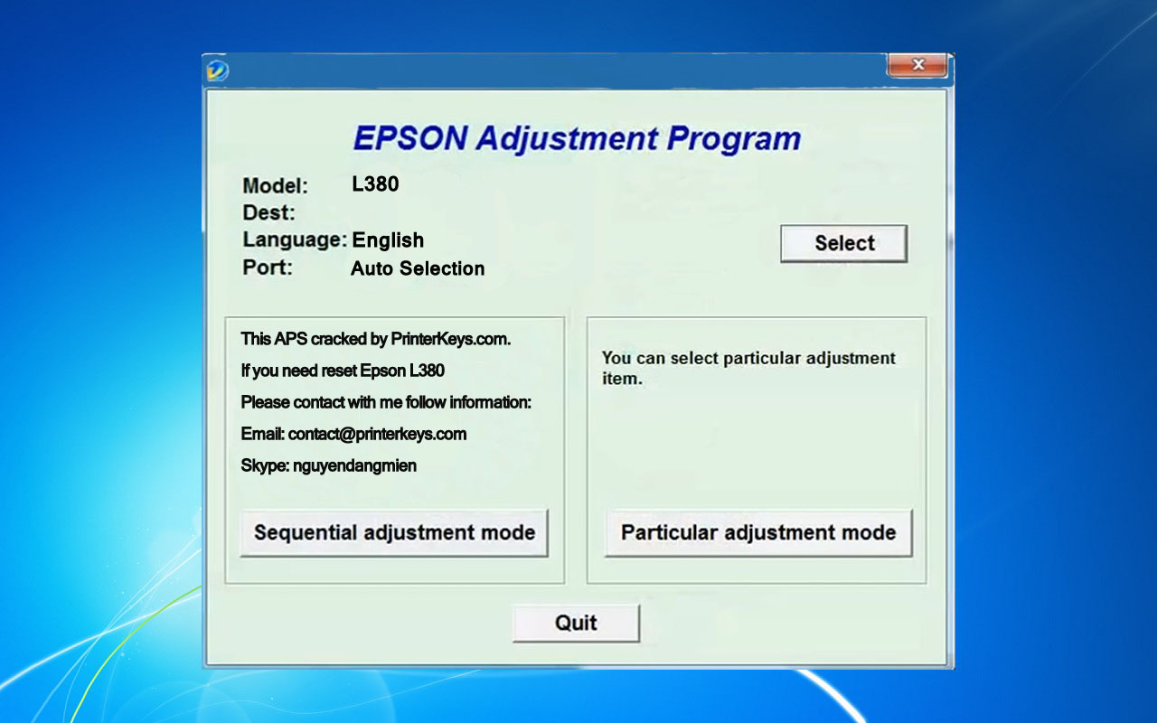epson printer reset software download